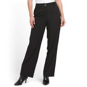 HAVER + BLAIR Black Seasonless Straight Leg Trousers